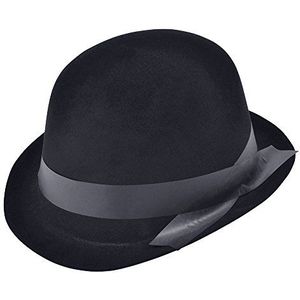 Bristol Novelty BH101 Melone hoed voor heren, zwart, één maat