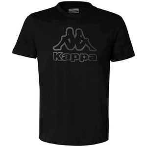 Kappa Cremy Tee T-shirt voor heren, zwart, L