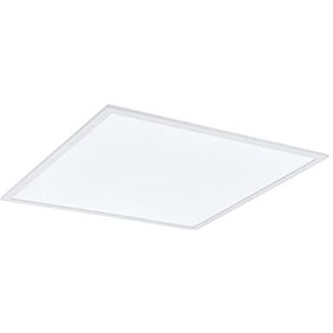 EGLO Salobrena-B, led-plafondlamp, van metaal, kunststof in wit, led-paneel met afstandsbediening, lichtkleur instelbaar (warm – koud), RGB, dimbaar, L x B 59,5 cm