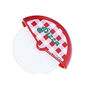 FISURA Origineel pizzames ""Vichy"" Cortapizza met grappig wiel pizzasnijder van roestvrij staal en ABS Afmetingen: 7,5 x 5,5 cm