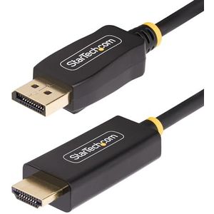 StarTech.com DisplayPort naar HDMI adapterkabel, 3 m, 4K 60Hz met HDR, DP naar HDMI 2.0b adapter, actieve video-omzetter, DisplayPort naar HDMI-monitor