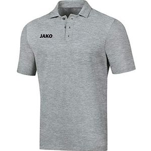 Jako poloshirt kinderen lichtgrijs gemêleerd 164 6365, Lichtgrijs