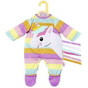 Dolly Moda Eenhoorn Romper - Poppenkleding 43cm