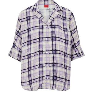 HUGO Pyjama Karola à manches longues pour femme, Violet ouvert, L