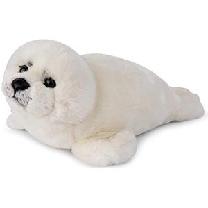 WWF - Pluche dier baby zeehond – zacht en soepel – kleur crème – CE-normen – hoogte 38 cm