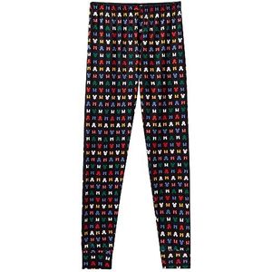 United Colors of Benetton Pantalon de pyjama pour femme, Noir à motif multicolore 66D, XS