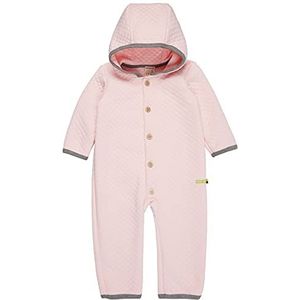 loud + proud Overall Padded Knit, Gots gecertificeerd, uniseks baby tuinbroek, Roze