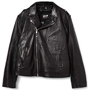 Schott NYC Leren jas voor heren, zwart.