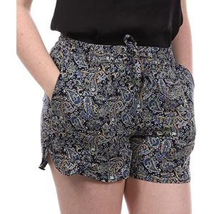 Vero Moda Short Paisley pour femme, bleu marine, bleu marine, M