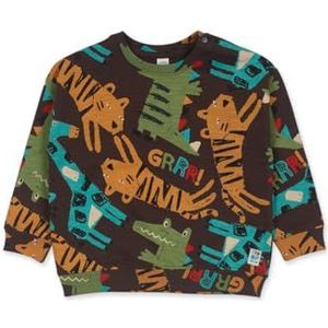 Tuc Tuc Sweat-shirt en peluche pour enfant Couleur noire collection my Troop, Noir, 7 ans