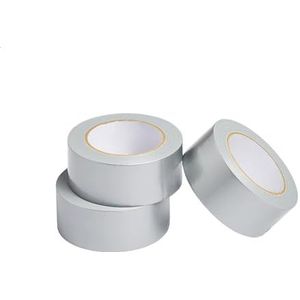 AmazonCommercial Duct Tape, sterke hechting, 4,77 cm x 27,43 m, zilverkleurig, 3 stuks