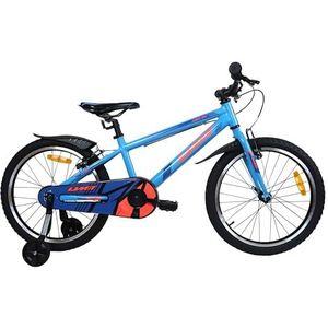Umit 200 fietsen, kinderen, blauw-oranje, 20 inch
