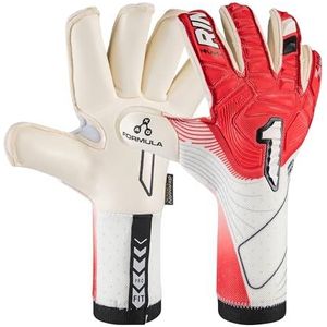 Rinat Nkam Pro Keepershandschoenen voor volwassenen, wit/rood, maat 9