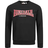 Lonsdale Berger Lp181 Sweatshirt voor heren, zwart.