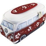 BRISA VW Collection Volkswagen VW T1 Bus Transporter 3D Neopreen Universele Zak - Hibiscus/Rood