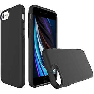 JT Berlin BackCase Pankow-Safe beschermhoes compatibel met Apple iPhone SE (2022 & 2020) / iPhone 8 [120 cm valbescherming, compatibel met draadloos opladen (Qi), camera en