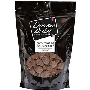 EDC8632 EDC8632 Kruidenierswinkel – Pure Chocoladepalets 500 g – Chocolade Cover voor Desserts, Gebak, Taart, Glazuur – Ingrediënt 58% Cacao Minimum