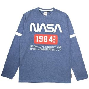 NASA T-Shirt Homme - L, Marine, L