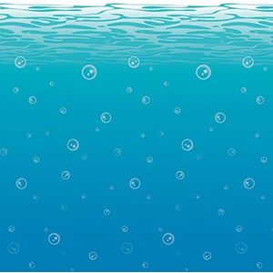 Beistle 52071 Undersea Backdrop, 4-voet bij 30-voet