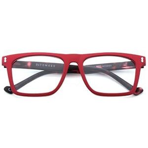 De Tomaso Reading bril, rood, 54 mm uniseks, rood, 54 mm, Rood