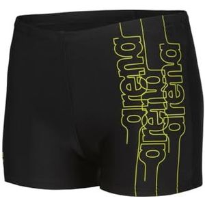 Arena Feel Short de bain graphique pour garçon, Noir-vert doux, 62