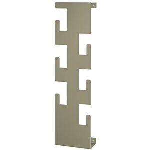 HAKU Möbel Wandgarderobe, metaal, groen, L 15 x D 8 x H 60 cm