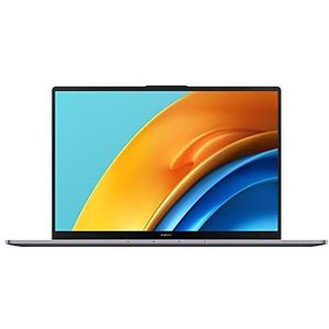 HUAWEI MateBook D16, Processeur Intel Core i5-12450H, 16 Go RAM+512 Go SSD, Ecran FullView 16’’ FHD avec Mode Eye Comfort, Châssis Metal et léger, Capteur d’Empreinte, AZERTY, Gris