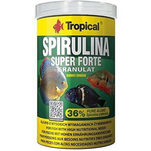TROPICAL Super Spirulina Forte Granulaat voor aquaria, 1000 ml