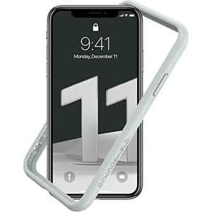 RhinoShield CrashGuard NX Case Compatibel met [iPhone 11 / iPhone XR] - Aanpasbaar - Platina Grijs