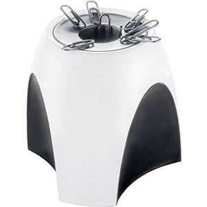 HAN Delta 1752-32 paperclipdispenser, magneet, 95 x 88 x 95 mm, wit/zwart