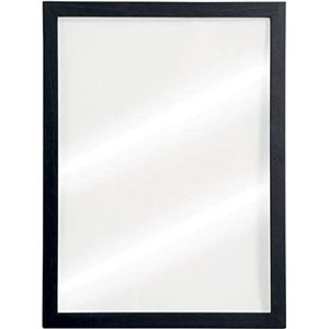 Securit Transparant wandbord met zwart frame, 2 zwarte en witte markeerstiften, 40 x 60 cm