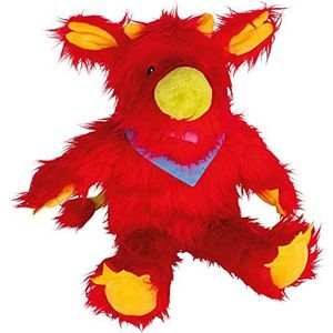 Goki - Handpop Monster Hardi rood/geel, 51551, meerkleurig