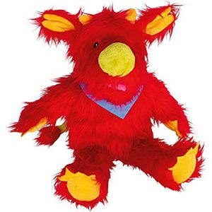Goki - Marionet Monster Hardi rood/geel, 51551, meerkleurig