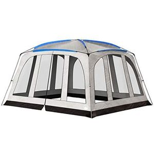 Screened-In Canopy Tent - 35 x 12 cm Mesh Screen House voor Instant Shelter, Shade & Camping - Deur met ritssluiting, Mosquito & UV-bescherming van Wakeman Outdoors, Grijs, L (75-CMP1103)