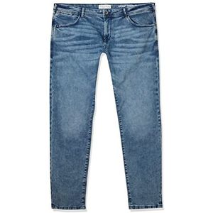 TOM TAILOR Plusize Slim Fit heren jeans met stretch, 10118 Used Denim licht steen 40W / 32L, 10118 - Denim Used Light Stone