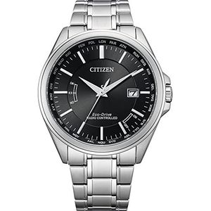 Citizen Eco-Drive analoog herenhorloge, zwart., Armband