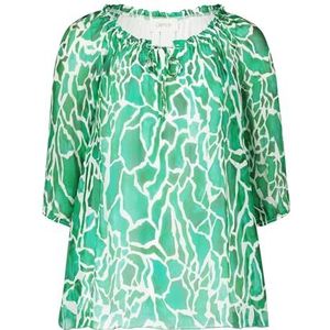 Cartoon 8971/7168 Damesblouse, Groen/Wit