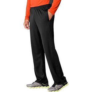 Hanes Sport XTemp trainingsbroek voor heren, trainingsbroek met zakken, sportbroek voor heren, zwart, maat XL, zwart, M, zwart.