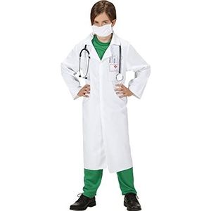 W WIDMANN - Kinderkostuum dokter, doktersjas, laboratoriumjas, kostuums voor carnaval, carnaval