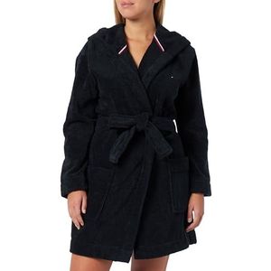 Tommy Hilfiger Bathrobe Uw0uw04155 Badjassen voor dames, Blauw (Desert Sky)