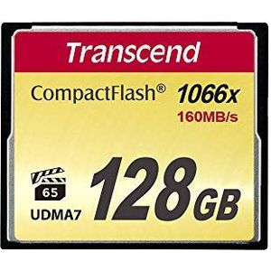 Transcend 128 GB CompactFlash (CF) UDMA 7 1000x TS128GCF1000