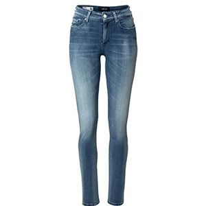 Replay Luzien White Shades Jeans voor dames, 10 lichtblauw