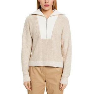 ESPRIT Pull pour femme, 113/Off White 4., L