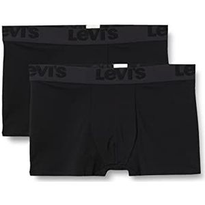 Levi's Levi's Premium heren Trunks (3 stuks) Trunks voor heren (3 stuks), zwart.