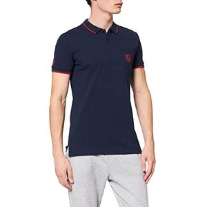 Macron Merchandising Ufficiaal poloshirt van katoen-piqué, fanlijn Bologna FC 2021/22, uniseks