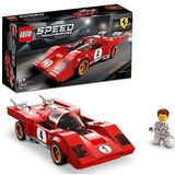 LEGO 76906 Speed Champions 1970 Ferrari 512 M raceauto, verzamelbaar modelbouwspeelgoed voor kinderen