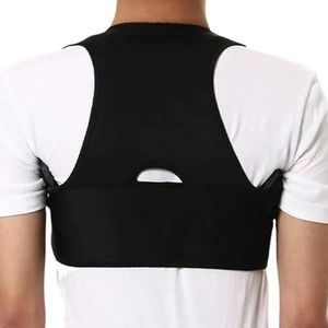 Rughoudingscorrectie voor mannen en vrouwen, rugleuning, rugcorrector voor rugleuning en rugsteun, verstelbare neopreen riem verlicht rugpijn