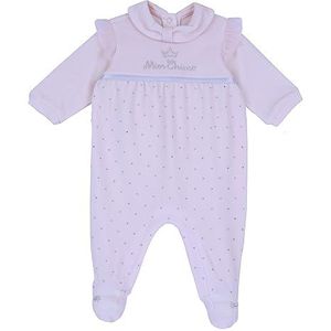 Chicco Chenille overall met voet, pyjama voor baby's en jongens, babymeisjes, Roze (793)