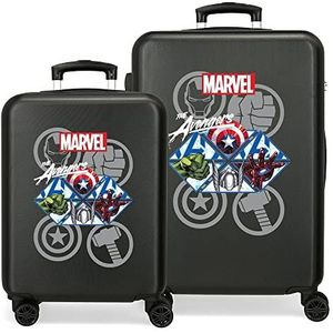 Marvel Avengers The Avengers, zwart, Maletas set, kofferset, zwart., Kofferset