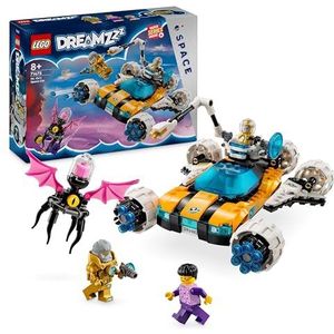 LEGO 71475 DREAMZzz De auto van de ruimte van Mr. Oz, voertuigspeelgoed, met minifiguren Mr. Oz, Albert en Jayden